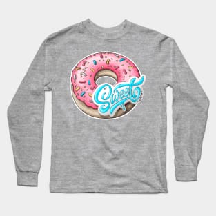 Reva Prisma Sweet life donut emoji Long Sleeve T-Shirt